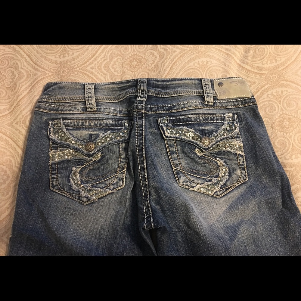 Silver Jeans - Bootcut w/ Beaded Pockets - 32/31